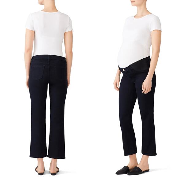 J Brand Selena Mama J Maternity Jeans size 27 Skinny Cropped Bootcut - Picture 16 of 16